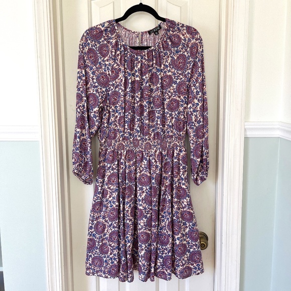 J Crew Tall Palermo Smocked-Waist Mini Dress - Picture 4 of 4